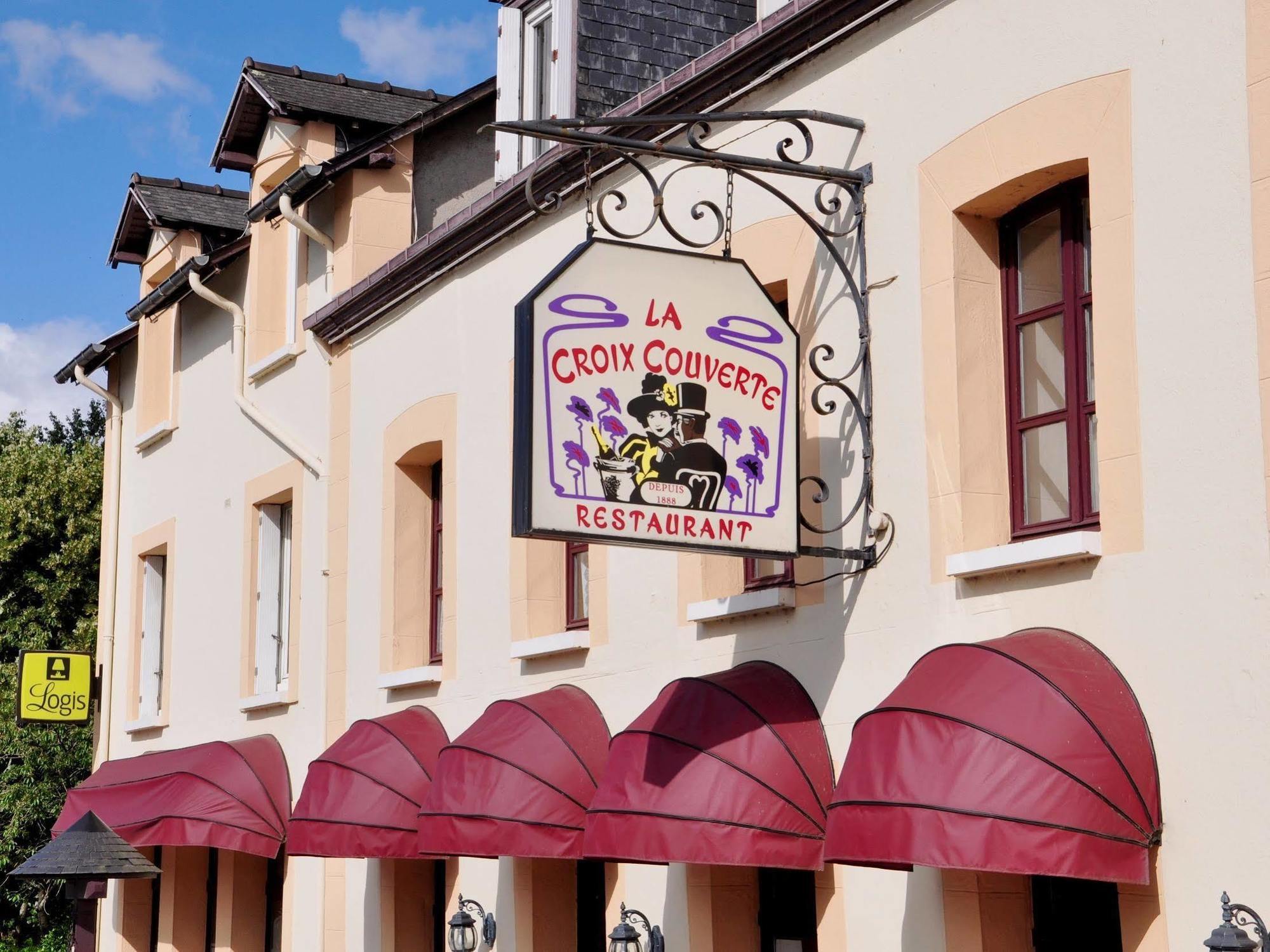 Logis Hotel-Restaurant La Croix Couverte Mayenne Exterior foto
