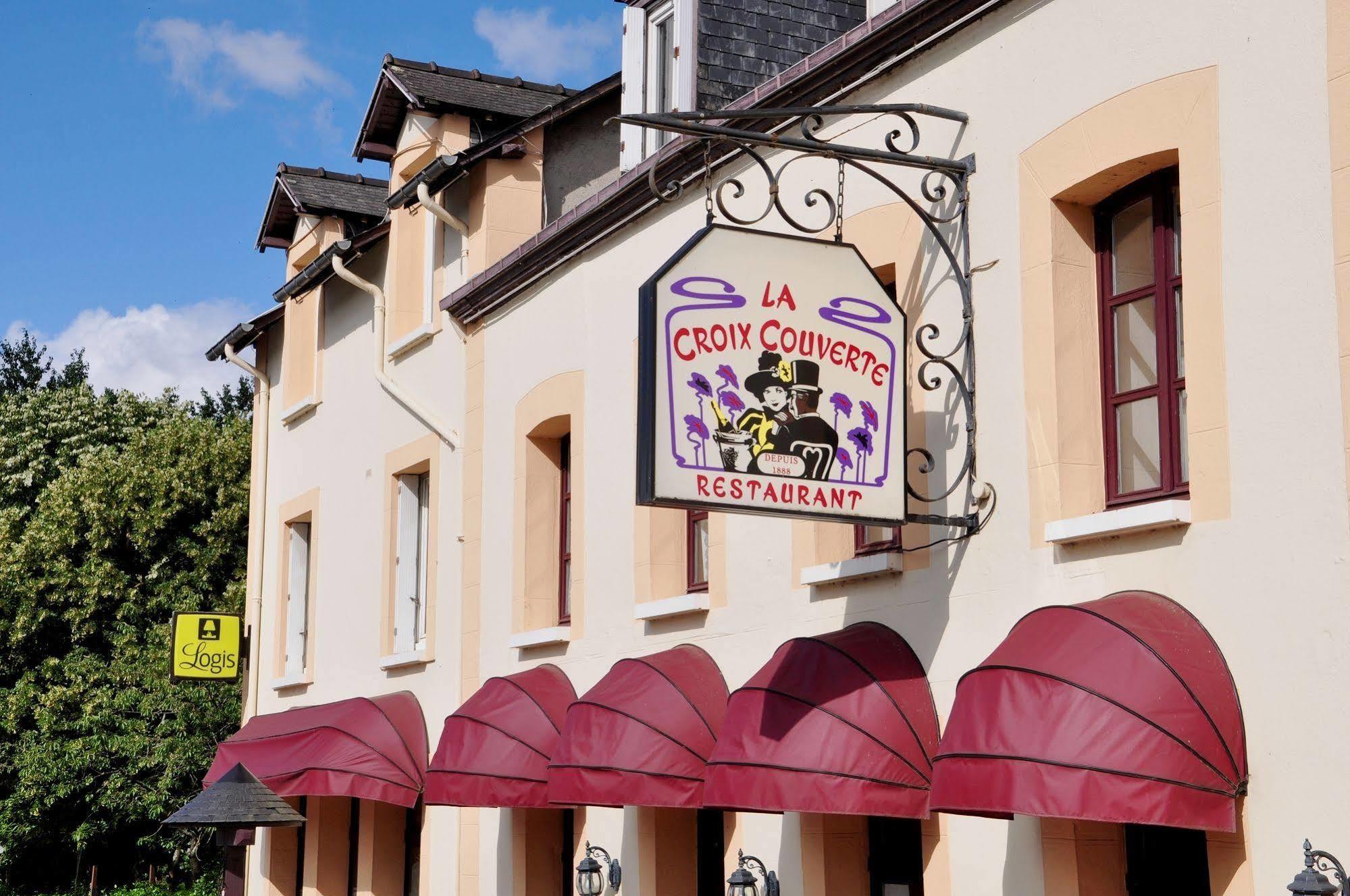 Logis Hotel-Restaurant La Croix Couverte Mayenne Exterior foto